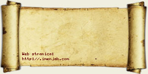 Jovana Vermezović vizit kartica